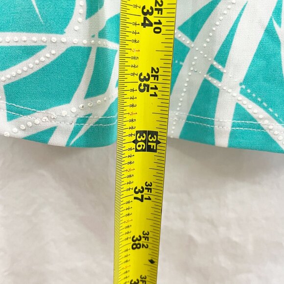 NEW Fashque Studio Sweetheart Neck Dress Tropical Made in USA - Size Small - Picture 7 of 8